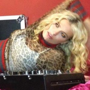 D&G Turtleneck Sweater Size M Leopard Print